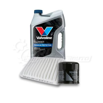 Toyota Corolla (NZE121) Basic Service Package Genuine / Valvoline Full Synthetic 10w30 / No Thanks Service Pack