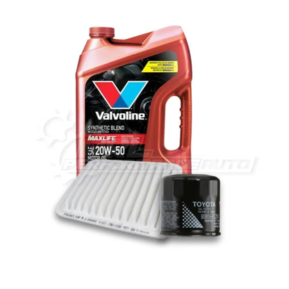 Toyota Corolla (NZE121) Basic Service Package Genuine / Valvoline MaxLife 20w50 / No Thanks Service Pack