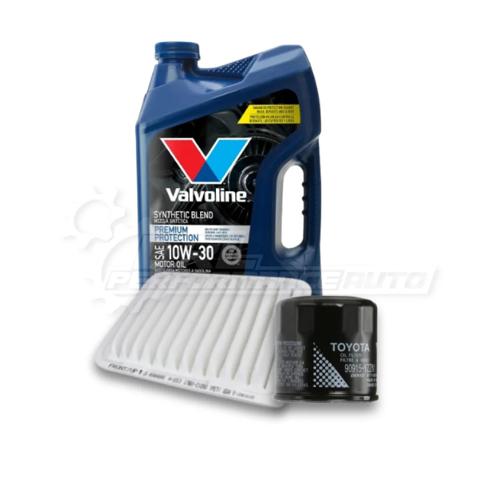 Toyota Corolla (NZE121) Basic Service Package Genuine / Valvoline Premium Protection 10w30 / No Thanks Service Pack