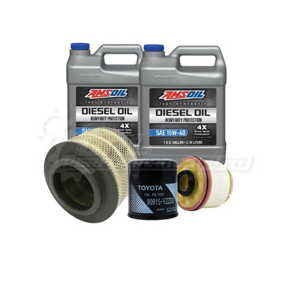 Toyota Hilux (Kun26R) Service Package Builder Amsoil 15W40 Heavy Duty Full Synthetic / No Thanks