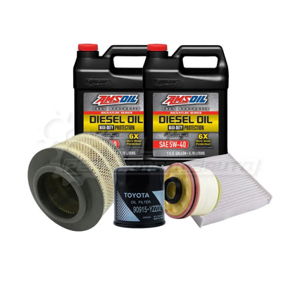 Toyota Hilux (Kun26R) Service Package Builder Amsoil 5W40 Max Duty Full Synthetic / Yes Please! Pack