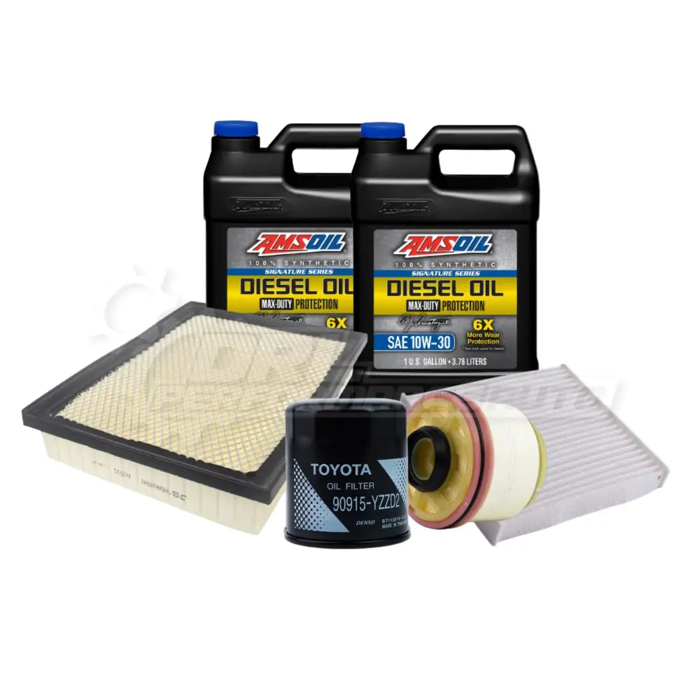 Toyota Hilux (Revo) Service Package Builder Genuine / Amsoil 10W30 Max Duty Full Synthetic Yes