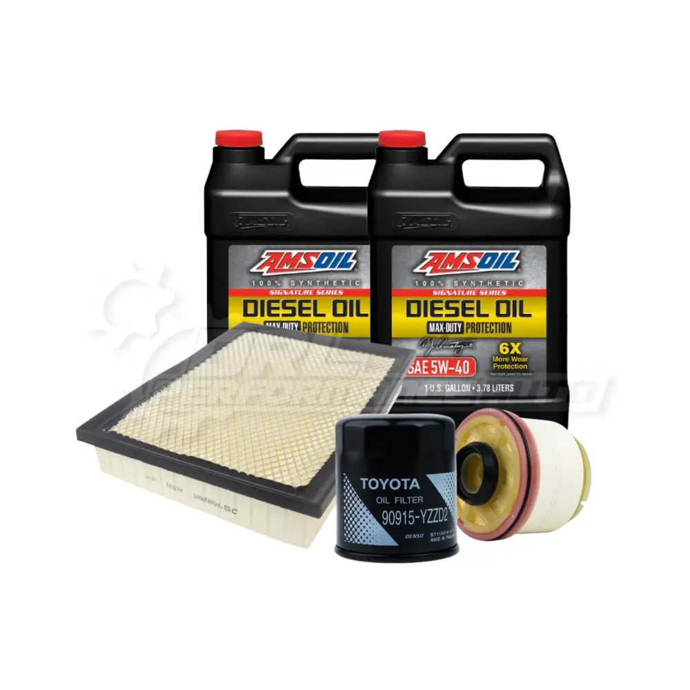 Toyota Hilux (Revo) Service Package Builder Genuine / Amsoil 5W40 Max Duty Full Synthetic No Thanks