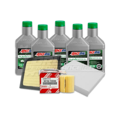 Toyota Voxy Hybrid (ZWR80) Basic Service Kit - Genuine / Amsoil Hybrid 0w20 / Yes Please! - Service Pack