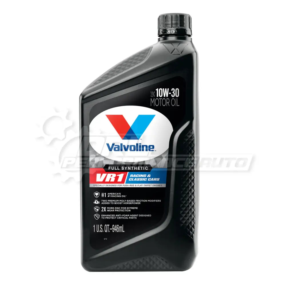 Valvoline Vr1 Full Synthetic Racing Motor Oil Sae 10W-30 Engine