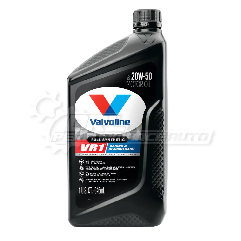 Valvoline Vr1 Full Synthetic Racing Motor Oil Sae 20W-50 Engine