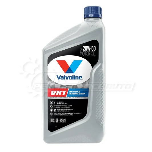 Valvoline Vr1 Racing Motor Oil Sae 20W-50 Engine