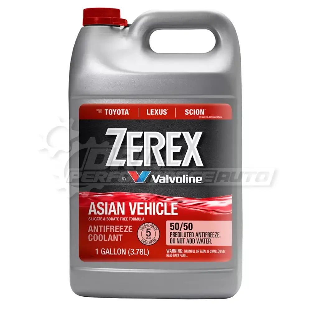 Zerex Asian Red Vehicle 50/50 Prediluted Antifreeze Coolant